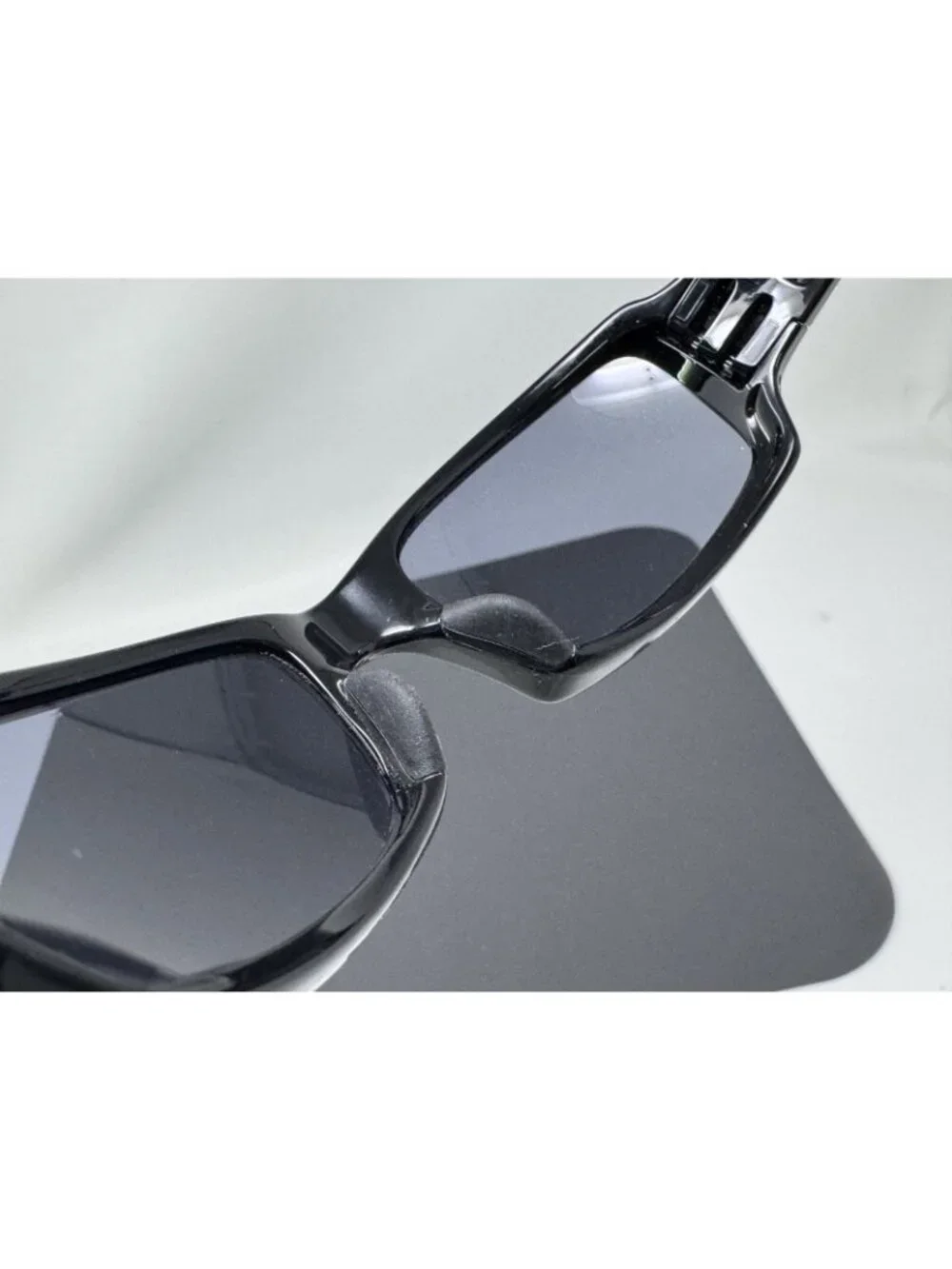 Oakley Fives Squared Sunglasses OO9238-04 Polished Black Frame Scratched Lenses